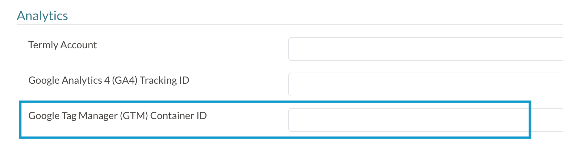 Google Tag Manager (GTM) field on Parent Portal Content page.png.png