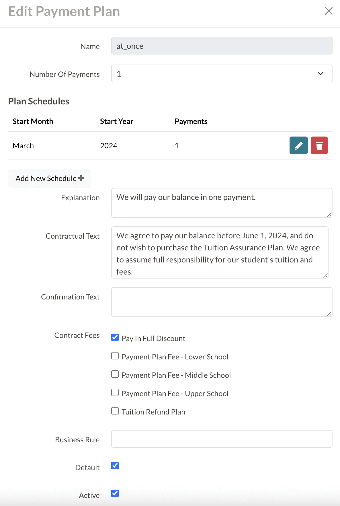 Edit Payment Details window shows at_once plan details.png