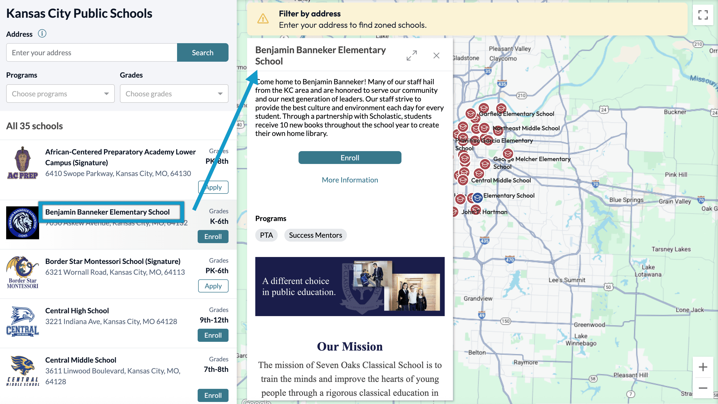 School Name in side list and panel.png