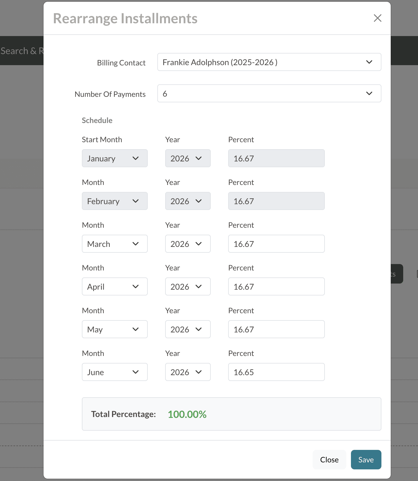 Rearrange Installments window.png