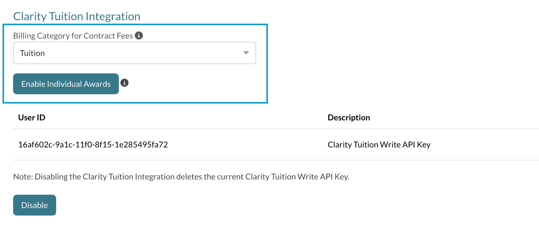 Select billing category and click Enable Individual Awards button.png